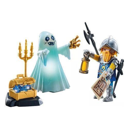 New Starter Pack Fantasma luminoso e cavaliere Playmobil 71797 NOVELMORE