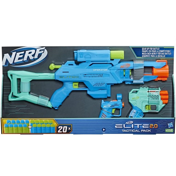 Hasbro Nerf Elite  2.0 Tactical Pack con 3 Blaster