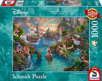 Schmidt Spiele Disney Peter Pan 1000 pz Cartoni Thomas Kinkade: Disney 59635