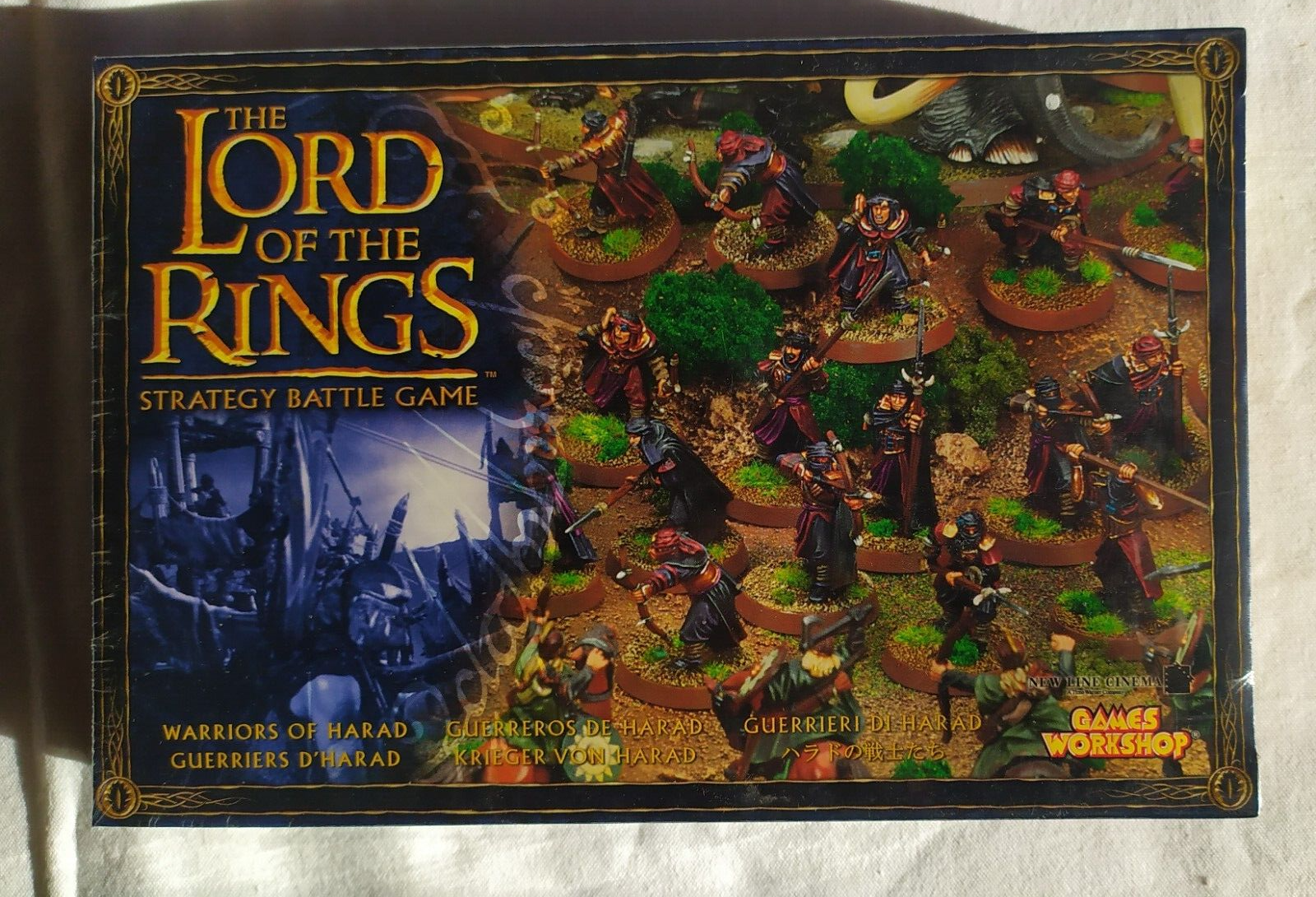 THE LORD OF THE RINGS - STRATEGI BATTLE GAME - WARRIORS OF HARAD - SIGILLED