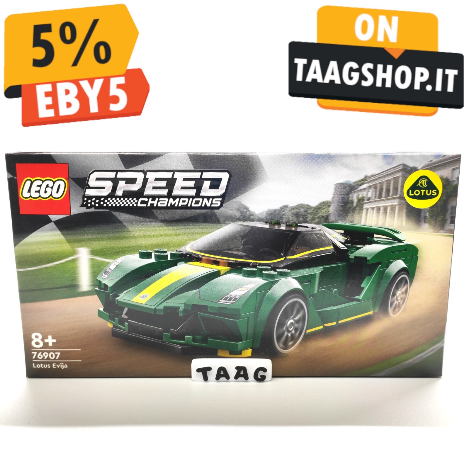 LEGO 76907 LOTUS EVIJA SPEED CHAMPIONS MISB NEW SEALED FAST SHIP 24H