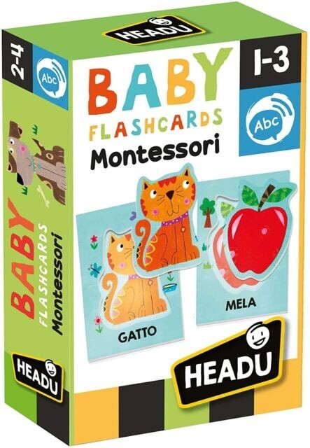HEADU MONTESSORI BABY FLASHCARDS 1-3