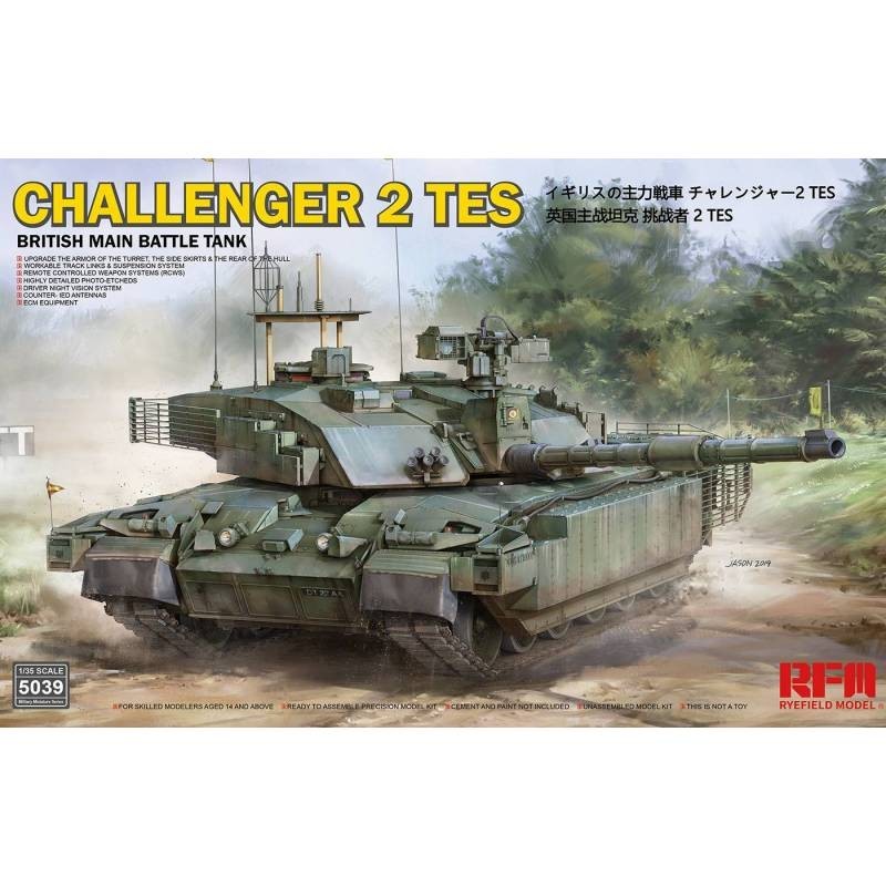 Modellino Challenger 2 Tes RYE FIELD MODEL 5039 1:3 5 Modellino Char Promo