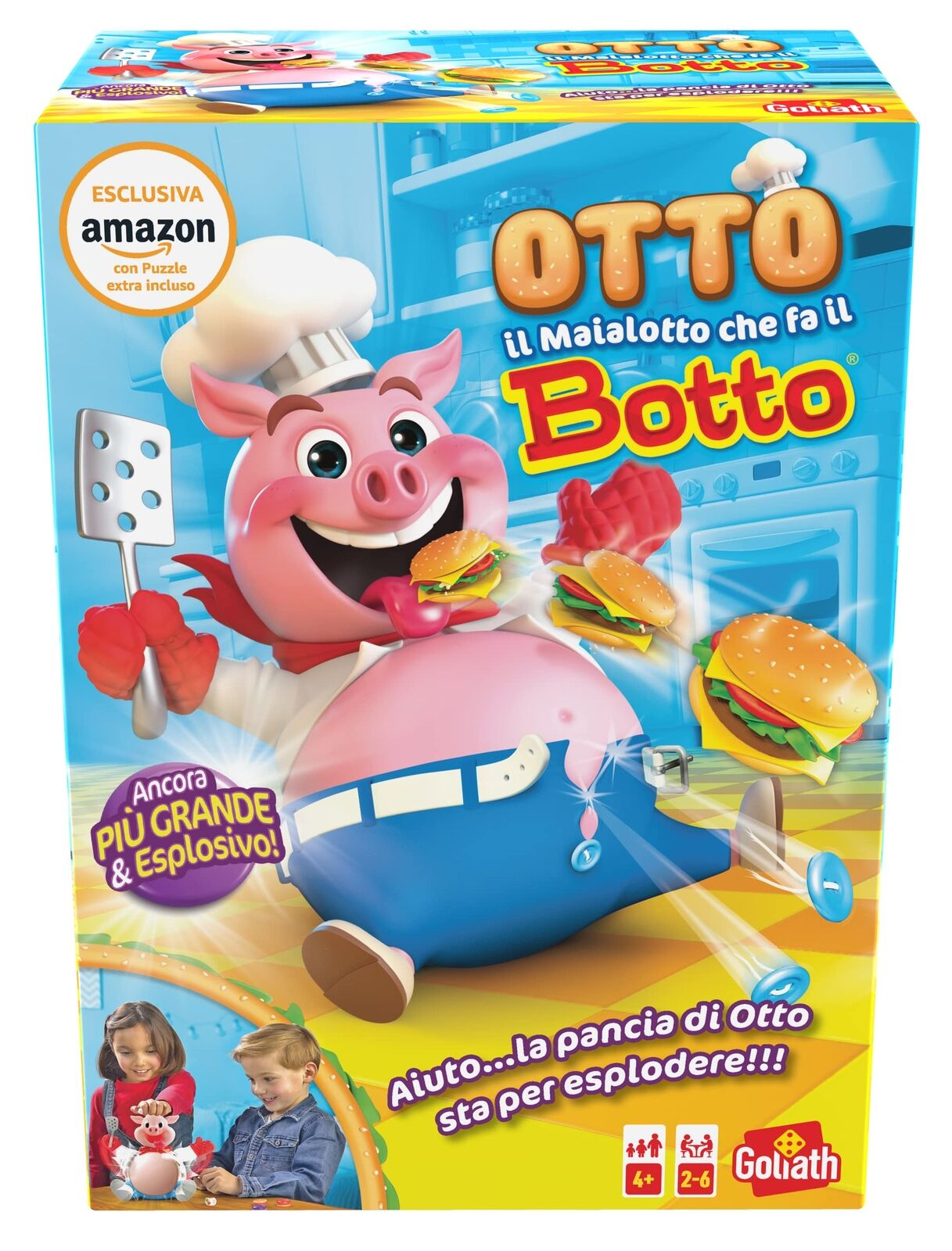 Goliath Otto il Maialotto + Puzzle (Esclusiva ), Giochi Da Tavolo dai 4 Anni, Gi