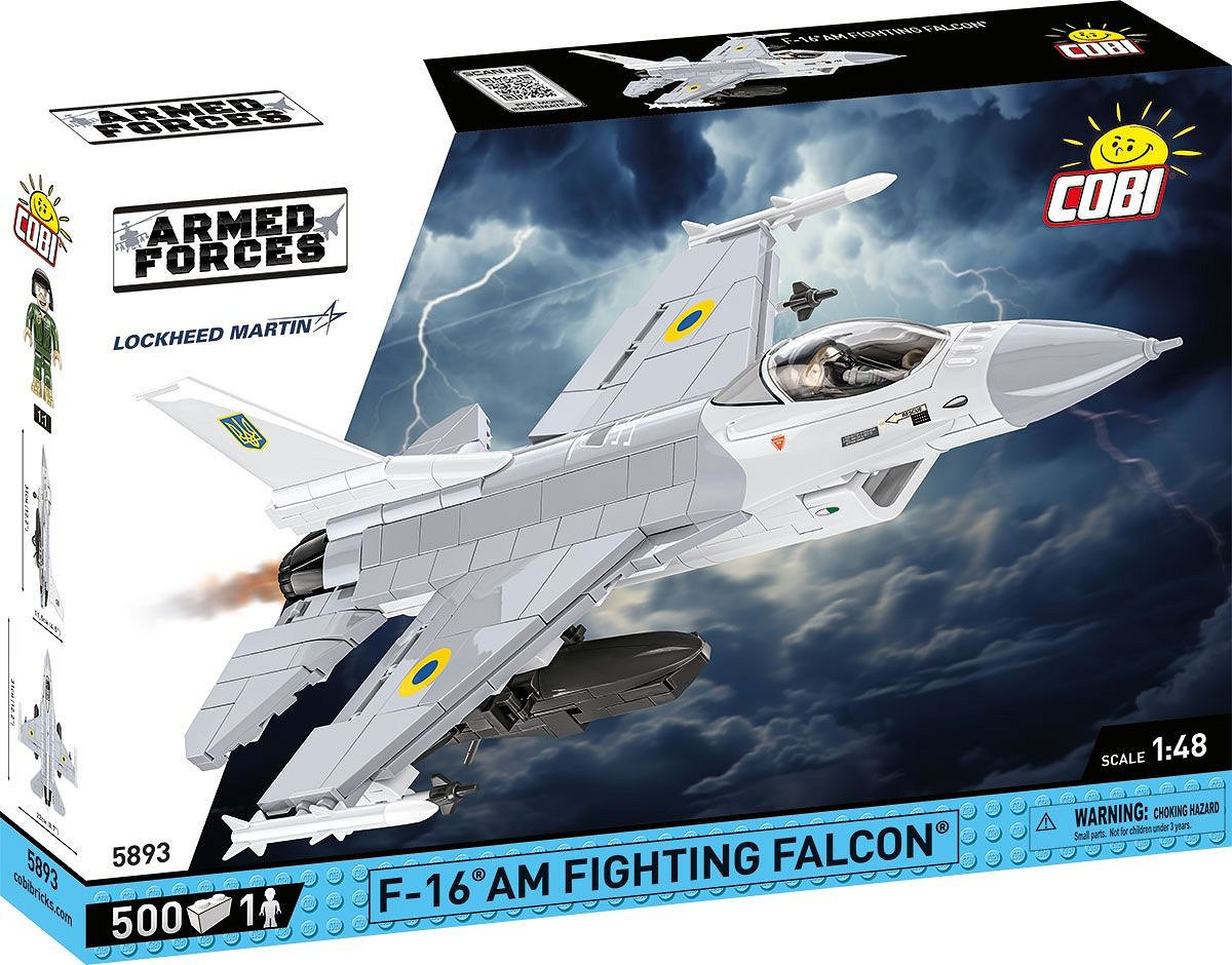 COBI, Aereo di linea F-16AM Fighting Falcon - 500 Parti, 1/48,  COB5893