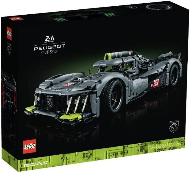 Merchandising Lego: 42156 - Technic - Peugeot 9X8 24H Le Mans Hybrid Hypercar