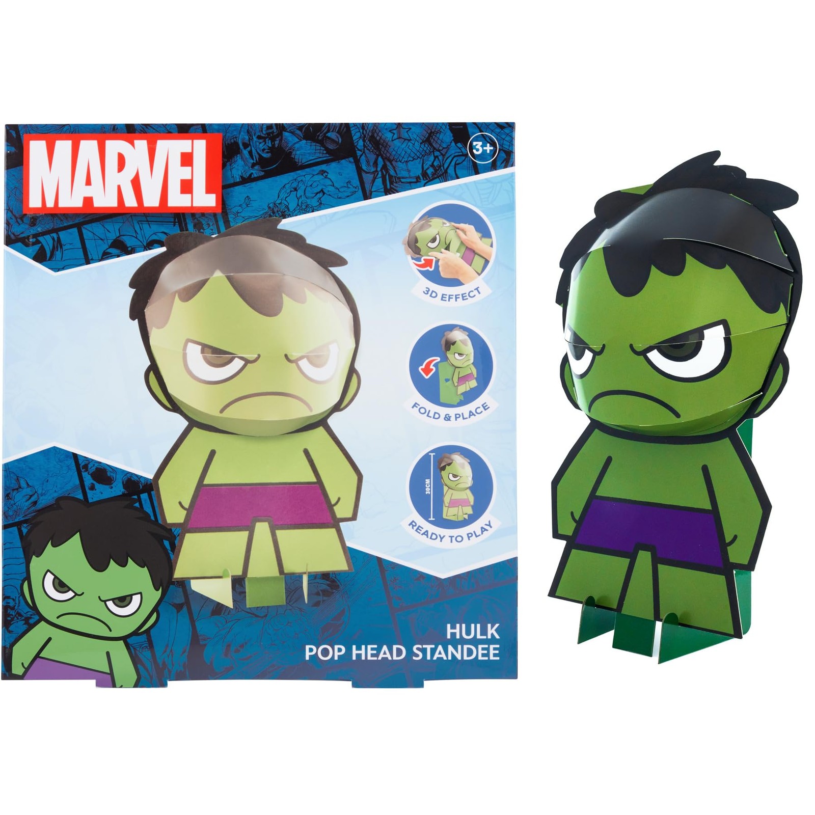 Marvel Figur - 3D Pop Head 20 cm - Spiderman - Sammelfigur - Spielzeug Geschenki