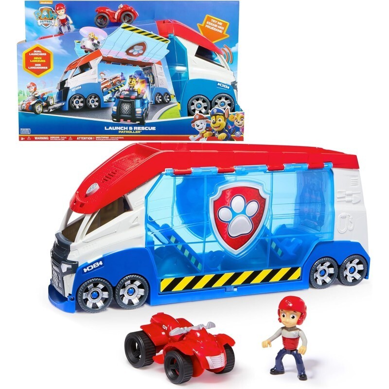 PAW PATROL Nuovo Paw Patroller con Ryder e Quad Spin Master 6069338