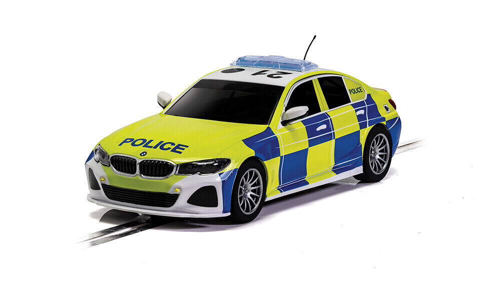 Bmw 330i M-sport - Police Car Slot Car Model SCALEXTRIC