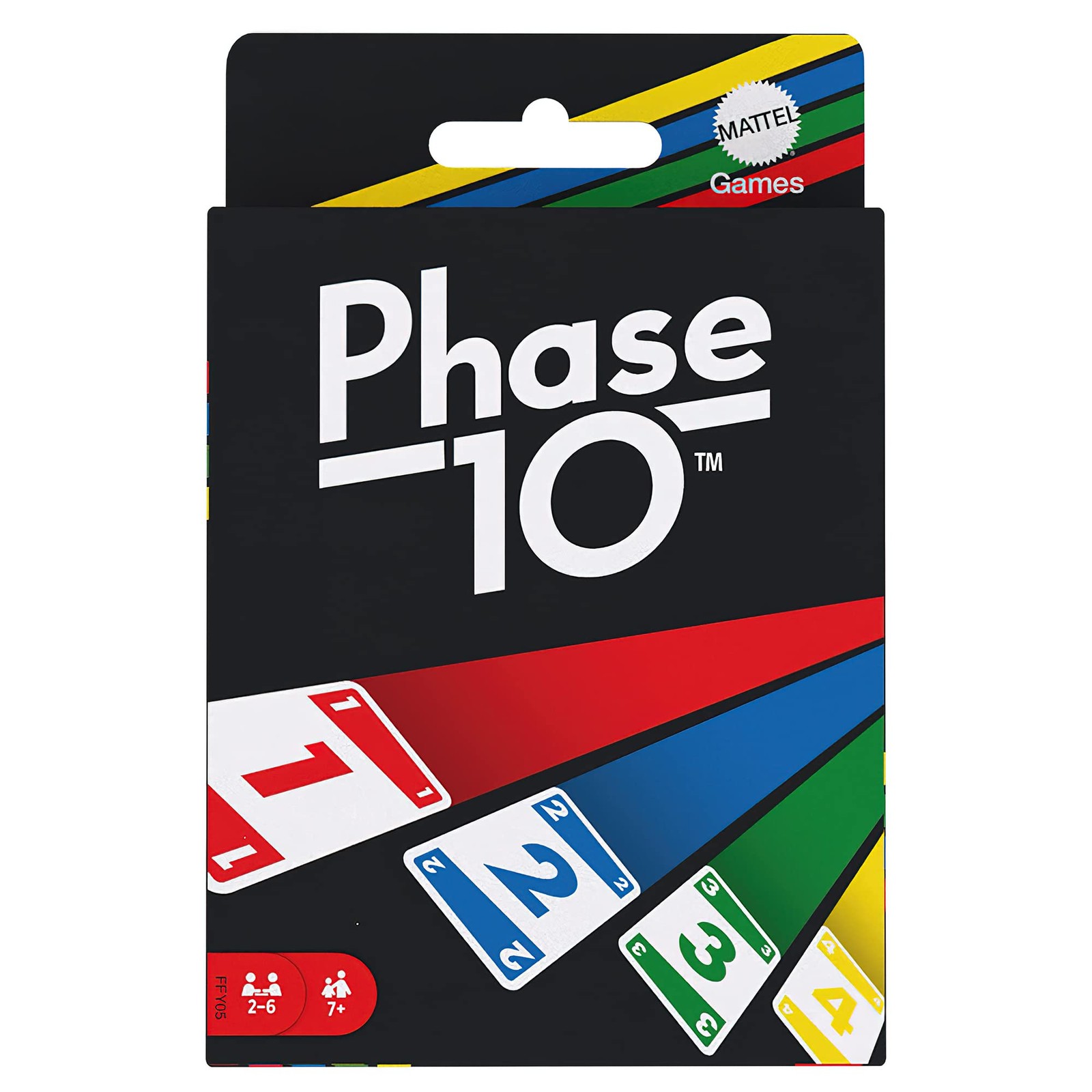 Mattel Games Phase 10 card game, sequences rummy-like card game, includes 108 ca