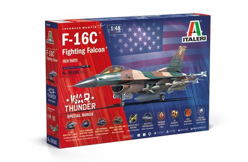 1:48 ITALERI F-16C Fighting Falcon War Thunder IT35105