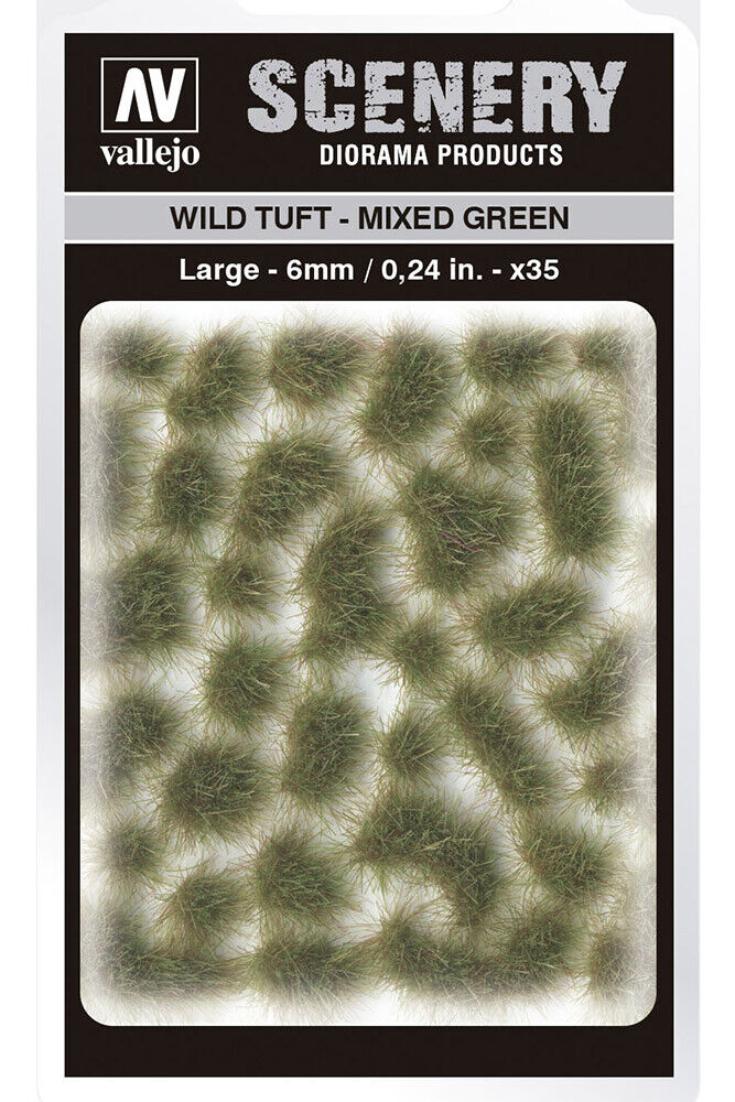 Tuft Wild Sc416 Mixed Green Large Scenery Diorama Accessory VALLEJO