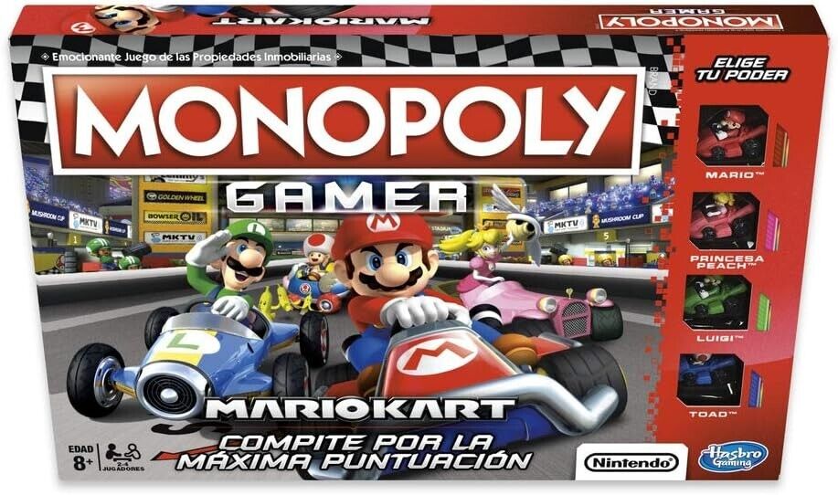 Monopoly Gamer Mario Kart - Versione italiana | Gioco da tavolo per famiglie ...