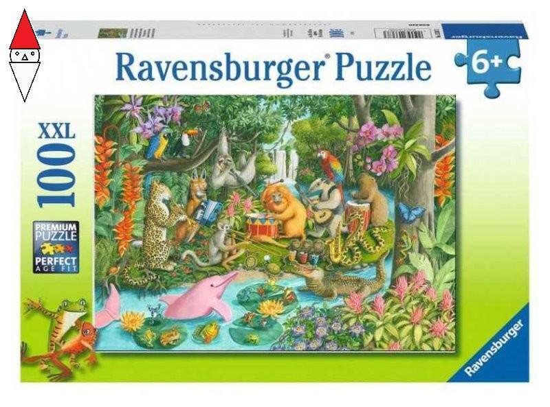 PUZZLE RAVENSBURGER PUZZLE 100 PZ XXL L ORCHESTRA DEGLI ANIMALI