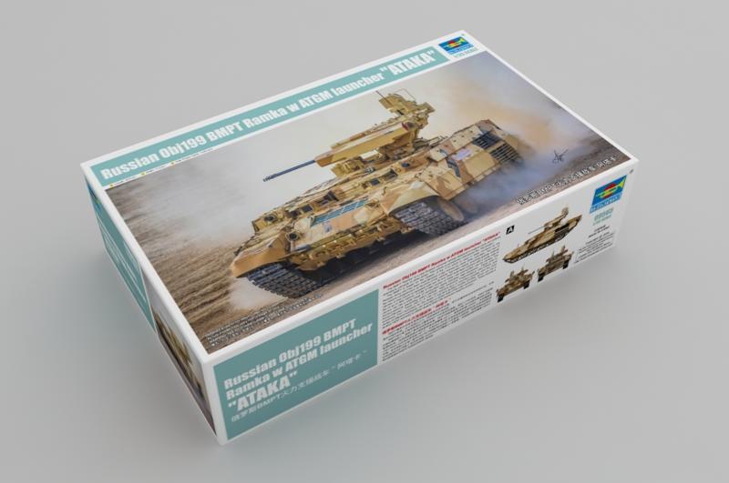 1:35 TRUMPETER KIT Russian Obj 199 Bmpt Ramka With Atgm Luncher Ataka TR09565
