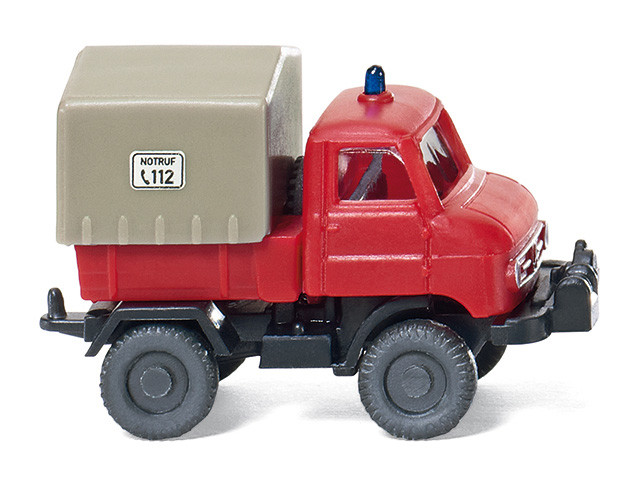 WIKING, UNIMOG U 411 vigile del fuoco, 1/160,  WIK097202