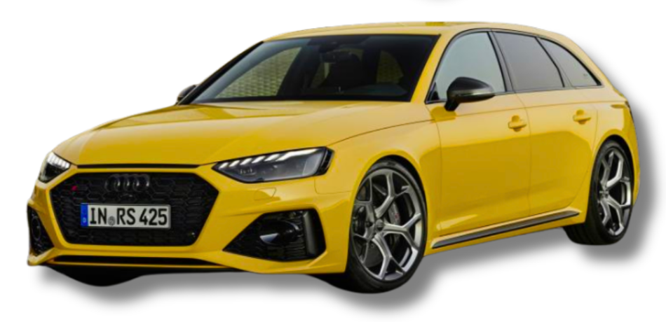 GT Spirit AUDI RS 4 25TH ANNIVERSARY 2024 YELLOW 1:18