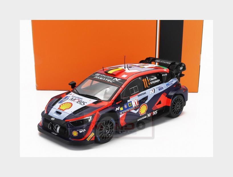 1:18 IXO Hyundai I20 #11 Rally Montecarlo 2023 Neuville Wydaeghe 18RMC193.22