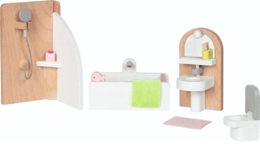 Goki - Style Doll Furniture, Bathroom, Bathtub: Houses Accessories, Multicolor (