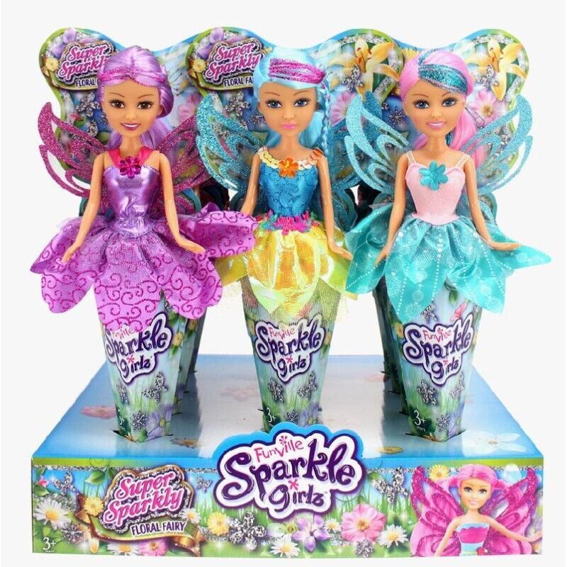 Zuru - Sparkle Girlz Fairy Princess in cono espositore cm 26, 3 assortimenti - Z