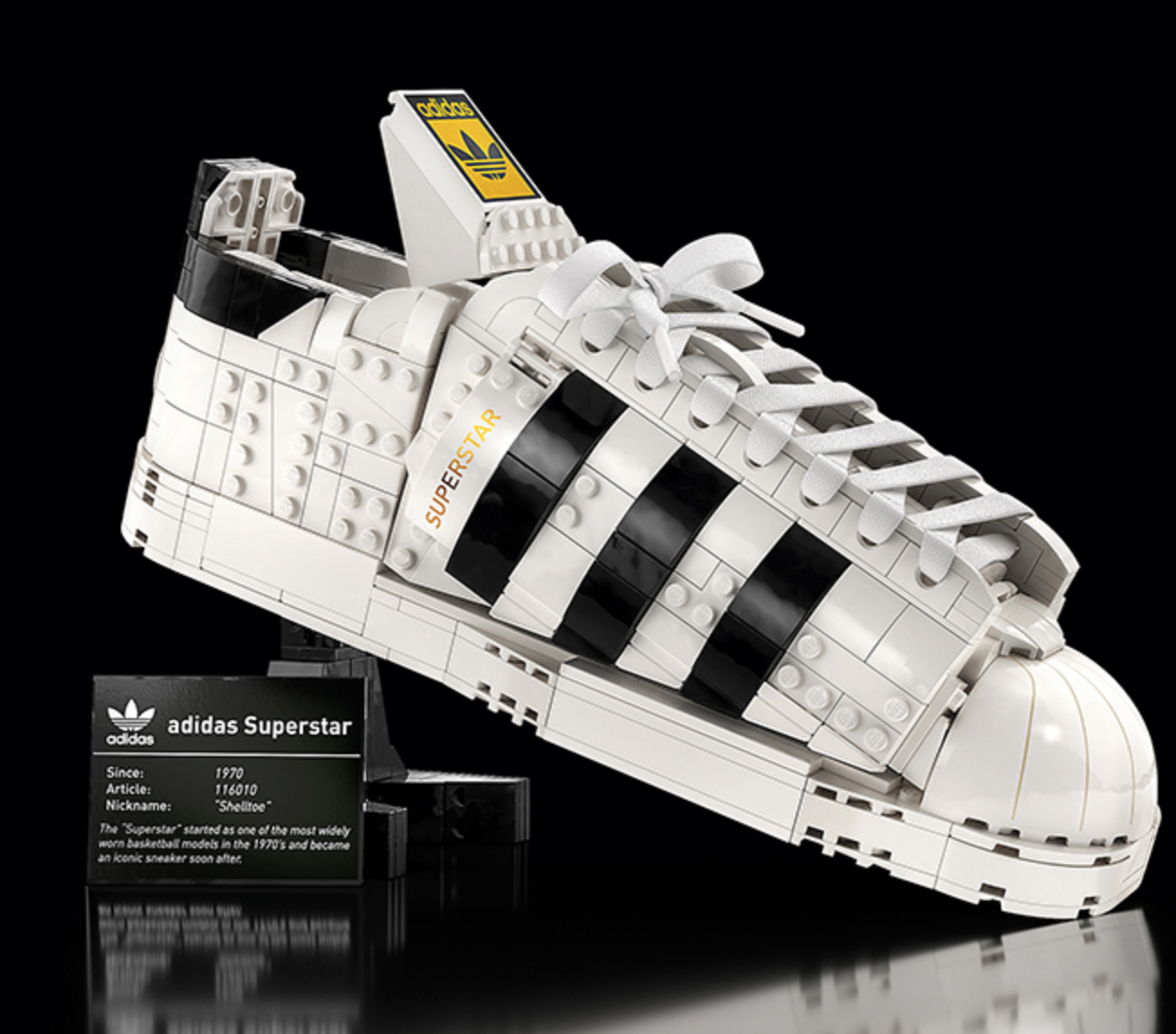 PRL)  LEGO 10282 ADIDAS ORIGINAL SUPERSTAR RARE EDITION COLLECTOR CREATOR EXPERT