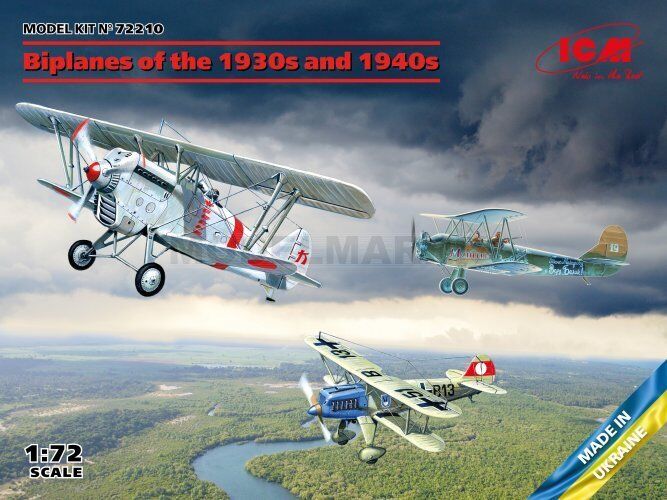 ICM 72210 1:72 Biplanes of the 1930s and 1940s (??-51A-1, Ki-10-II, U-2/Po-2VS)