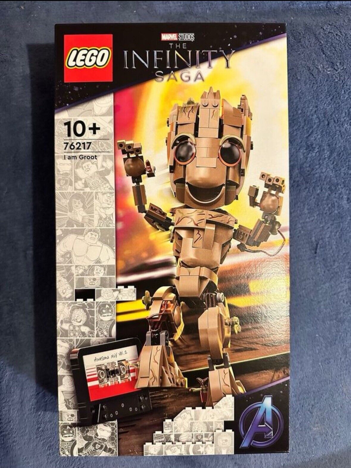 LEGO Marvel 76217 Io sono Groot Guardiani della Galassia The Infinity Saga