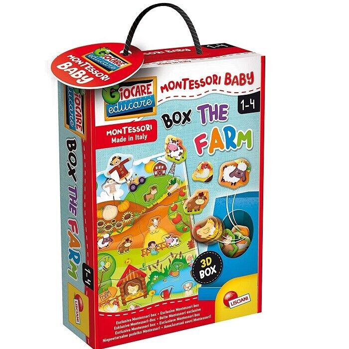Lisciani Giochi Montessori Baby Box the Farm