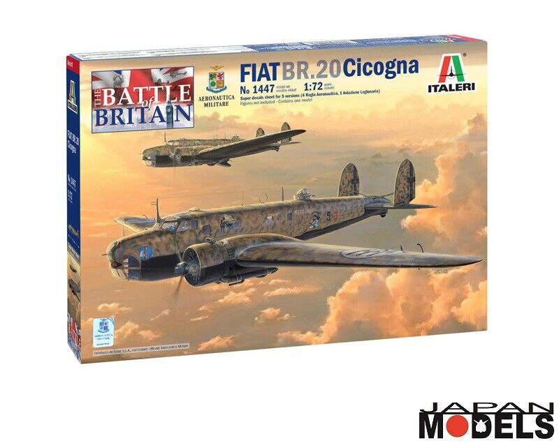FIAT BR.20 CICOGNA Super decal Sheet for 5 ver. Italeri No.1447 1/72 Model Kit