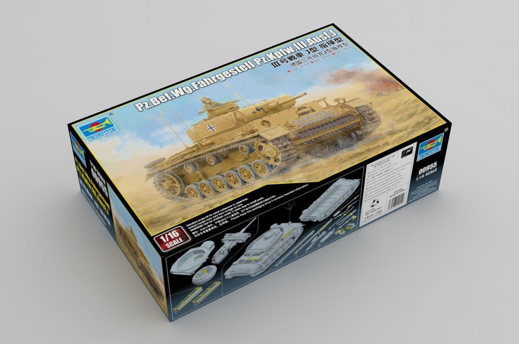 1:16 TRUMPETER KIT Pz.Bef.Wg.Fahrgestell Pz.Kpfw.Iii. Ausf.J TR00955