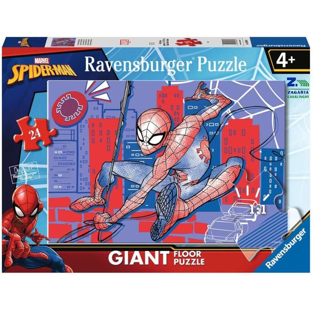 PUZZLE IL SUPEREROE SPIDERMAN 24 PZ PER BAMBINI + 4 ANNI RAVENSBURGER