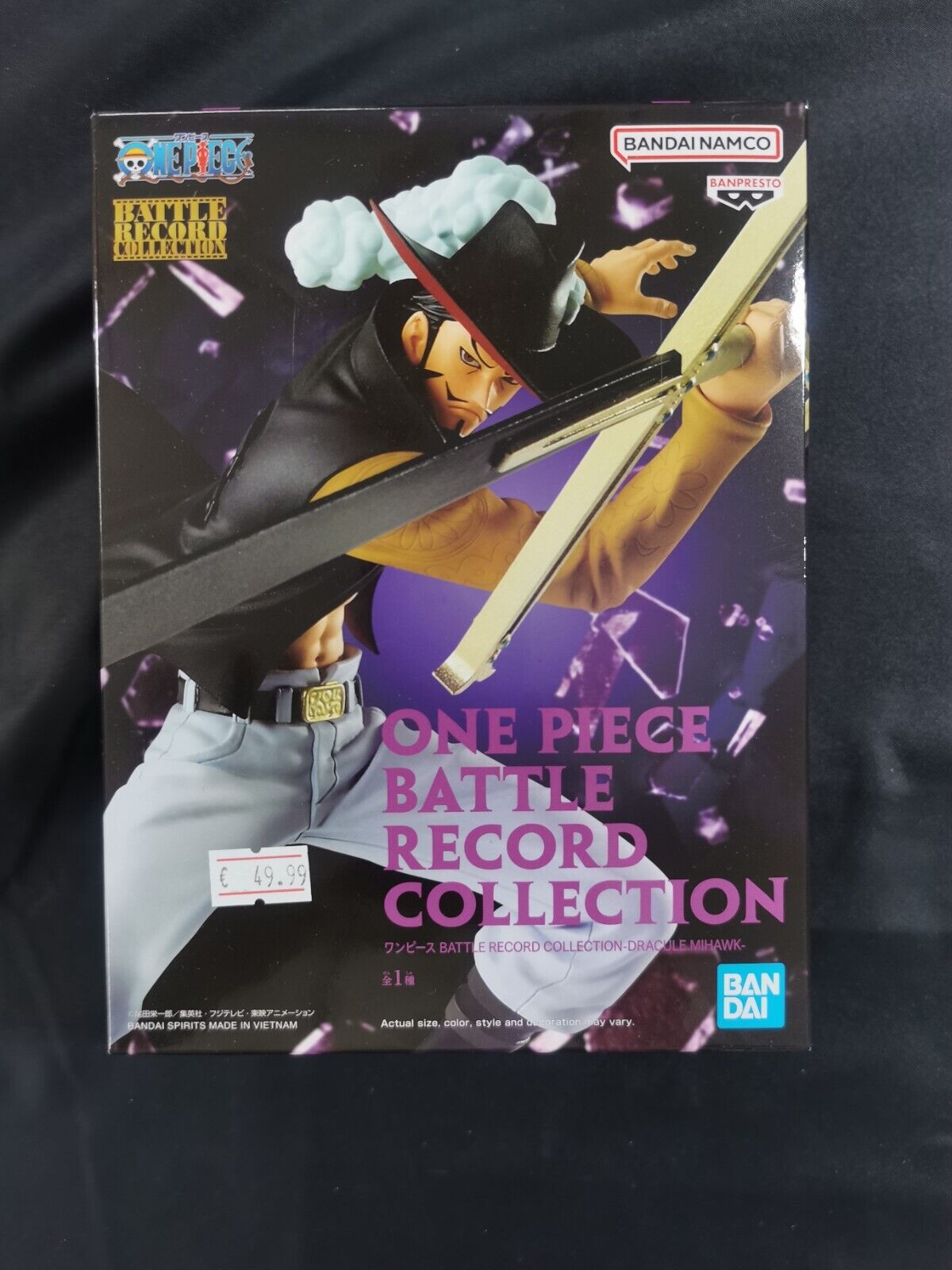 BANDAI One Piece DRACULE MIHAWK - FIGURE Originale Novità