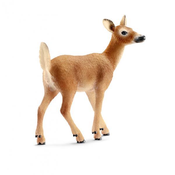 Schleich - White Tailed Doe Toy Figure