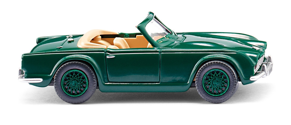 WIKING, TRIUMPH TR4 verde, 1/87,  WIK081506