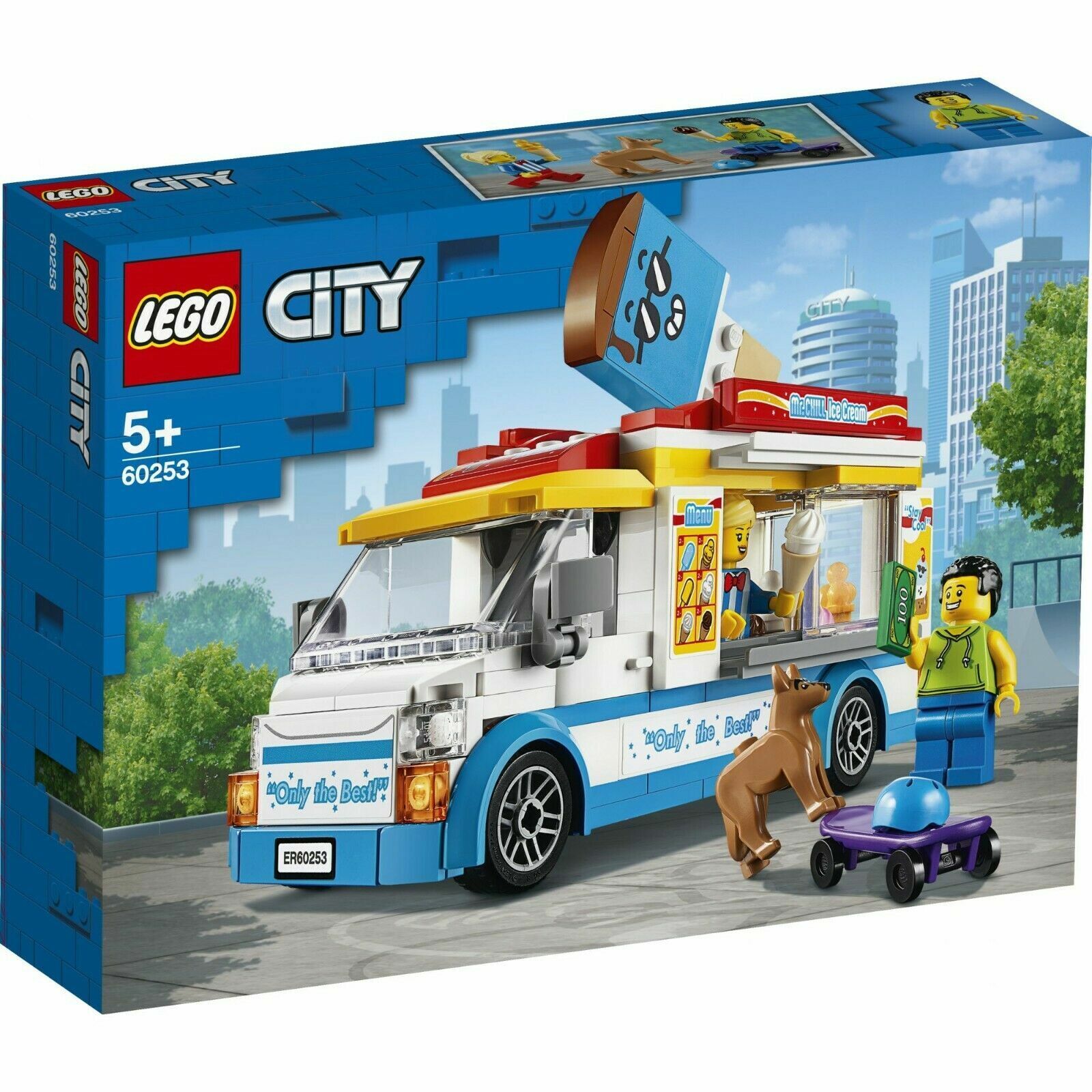 LEGO CITY - ICE CREAM TRUCK - FURGONE DEI GELATI  PZ 200  ART 60253