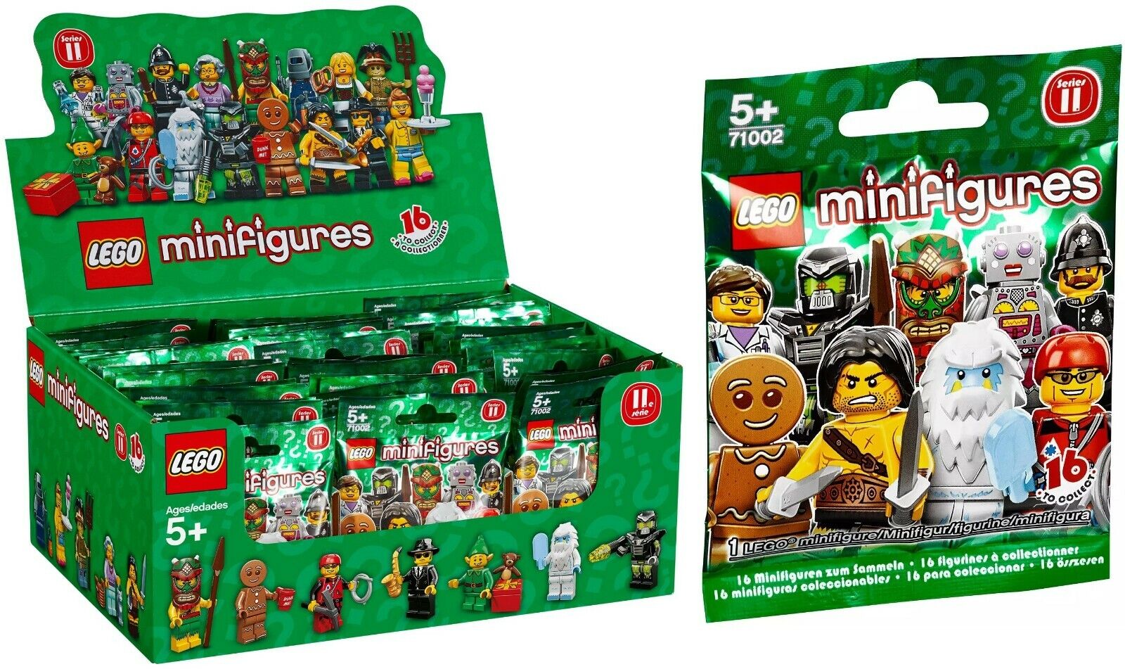 LEGO 71002 - 20x Bustine / Boosters Minifigures SERIE 11 SERIES