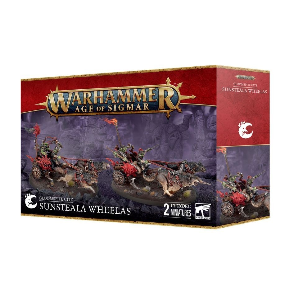 SUNSTEALA WHEELAS gloomspite gitz KOKKI RUBAZOLE warhammer AGE OF SIGMAR età 12+