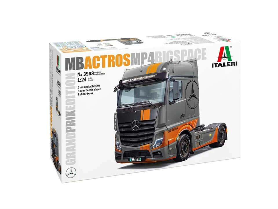 Italeri 3968 - Mercedes Benz Actros MP4 Big Spazio Grand Prix Edition Plastica