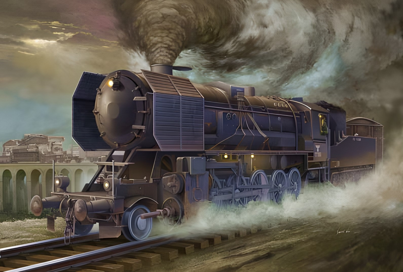 Trumpeter 00210 GERMAN KRIEGSLOKOMOTIVE BR52 1:35 Kit di modellismo