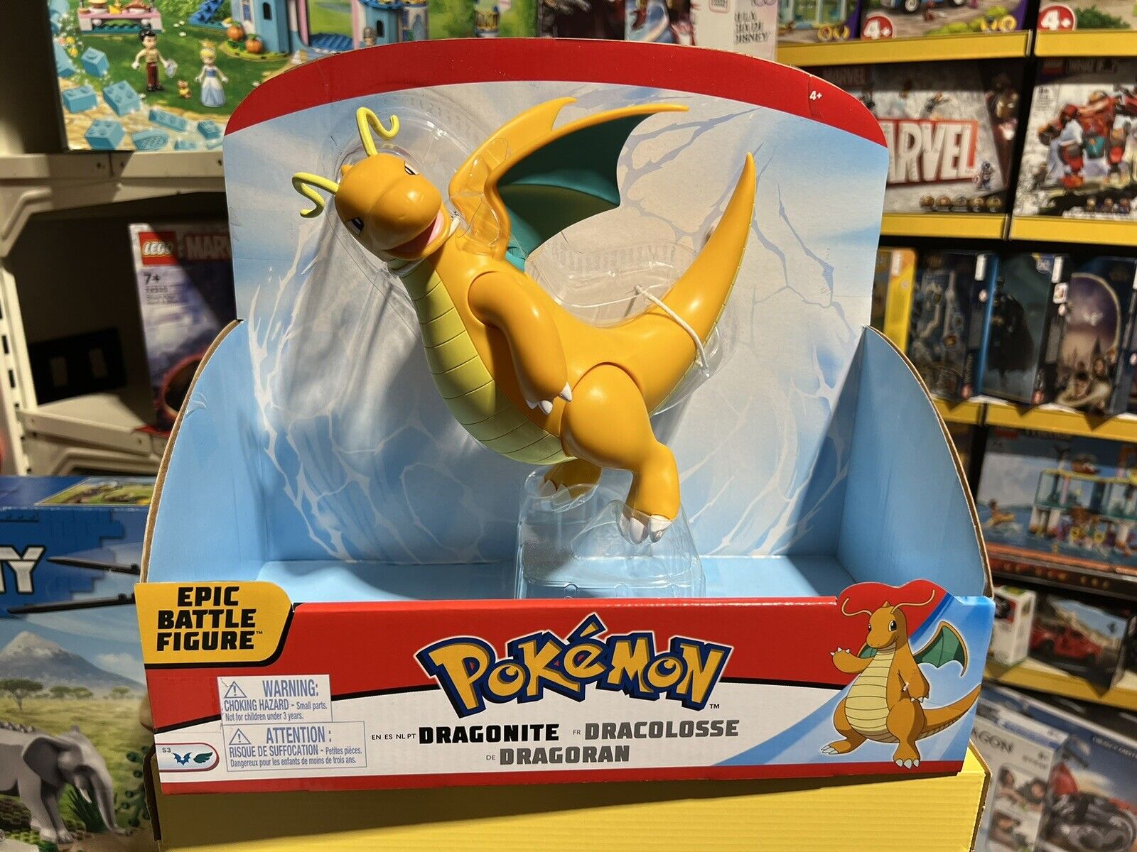 Pokémon Action Figure Dragonite Linea Jazwares / Epic Battle Figure / legopina11