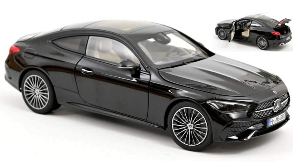 MERCEDES CLE COUPE' 2024 OBSIDIAN BLACK METALLIC  1:18 183937 Norev