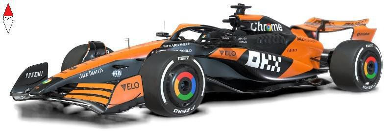 MODELLINO STATICO BBURAGO 1/43 MCLAREN MCL 38 2024 WB PIASTRI