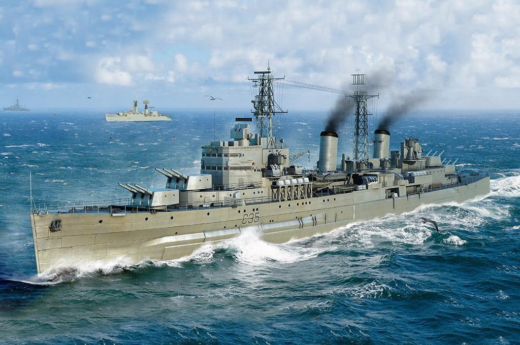 Trumpeter 06702 BELFAST 1959 1:700 Kit di modellismo