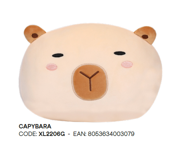 cuscino ultramorbido CAPYBARA NOVITA ITOTAL 40x30x15 cm