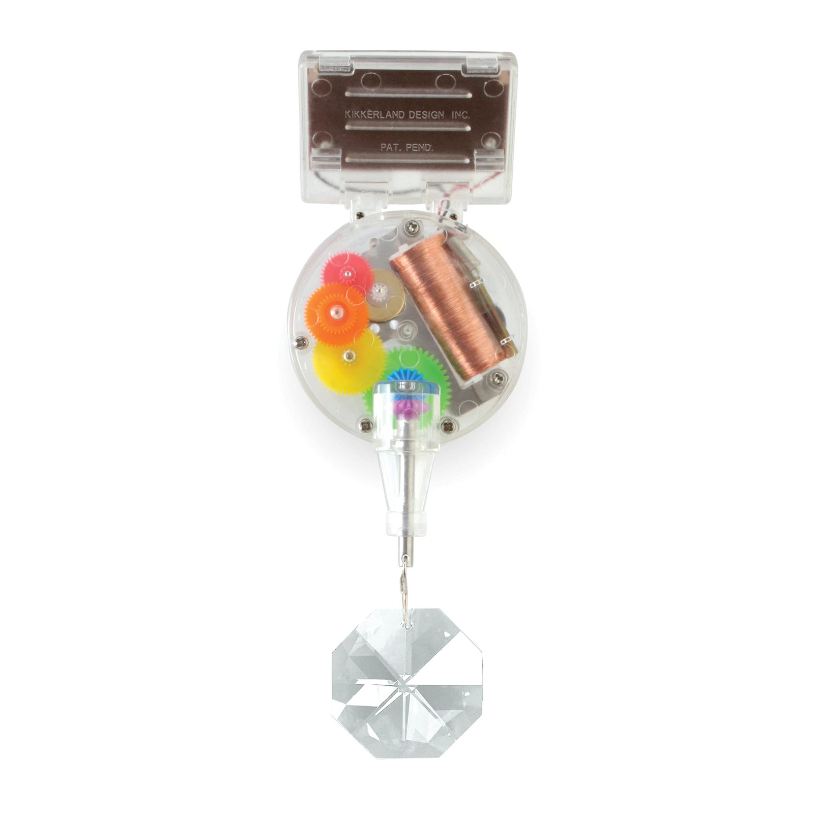 Kikkerland Solar Powered Rainbow Maker, Rainbow Prisms, Solar-Powered Toy, Fun E
