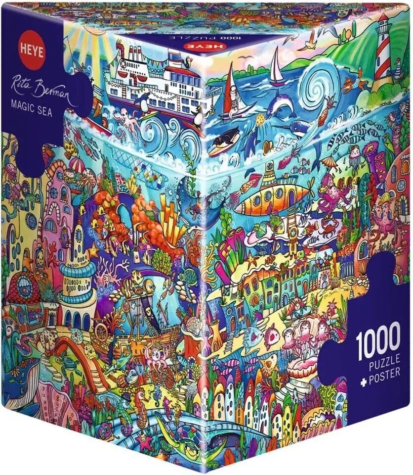 HEYE PUZZLE 1000 PEZZI RITA BERMAN MAGIC SEA-MARE MAGICO  70 x 50 cm  ART  29839