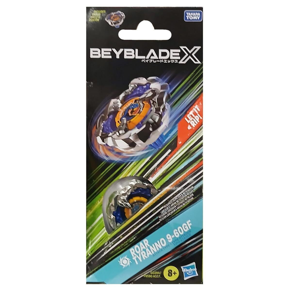 Beyblade X Roar Tyranno 9-60GF - Booster con trotola