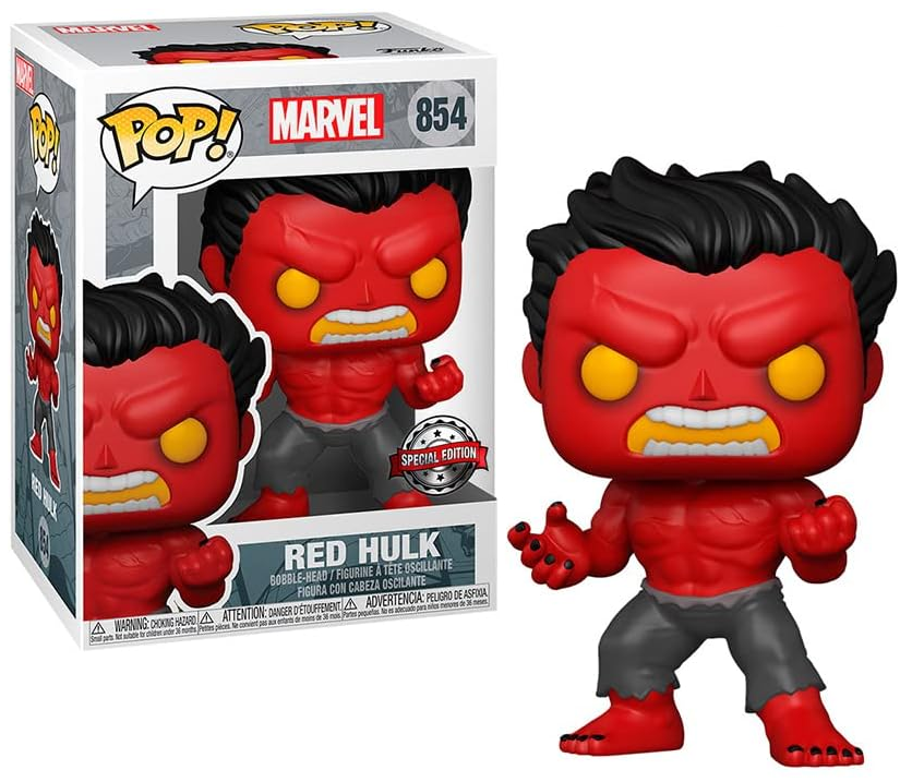 Funko pop - MARVEL -  Red Hulk  854 - 1/6 Chance of Chase