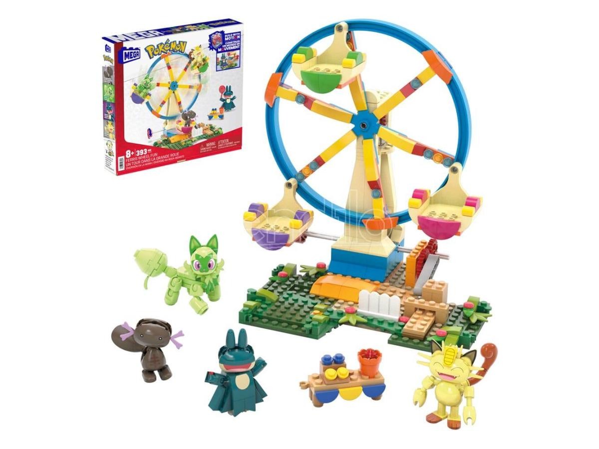 Pokémon MEGA Construction Set Ferris Wheel Fun Mattel