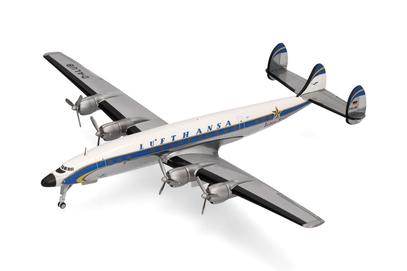 HERPA - LOCKHEED L-1649A Super Star Lufthansa del. colore D-ALUB - 1/200 - HE...